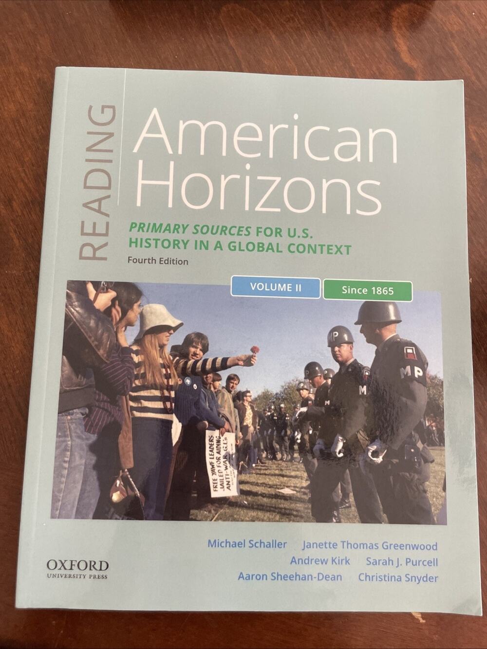 Reading American Horizons: - Paperback, by Schaller Michael; Thomas Textbook